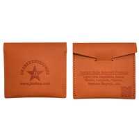 Fabricant Porte-monnaie défi en cuir PU Logo personnalisé EDC Coin Slip