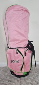 Omega Psi Phi fraternity Inc GOLF BAGS GOLF BAGS PURPLE AND OLD GOLD Greek Letters And Crest Logo Multi Functional Zip Closure - Product Image 6