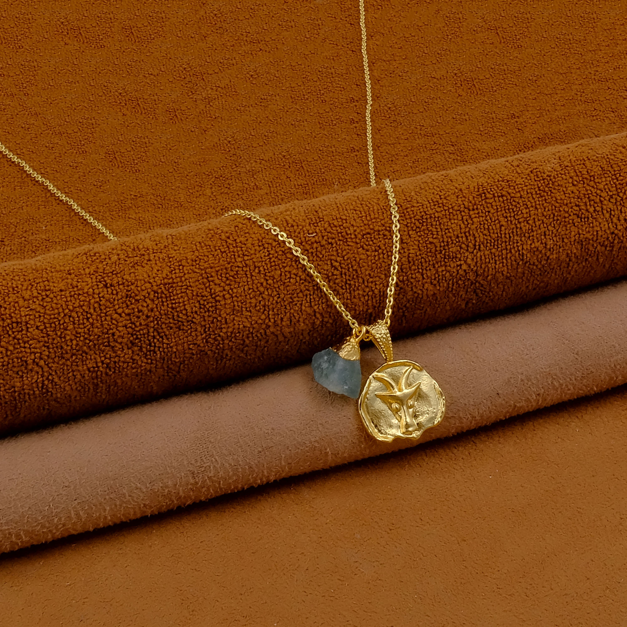 Aquamarine with Aries