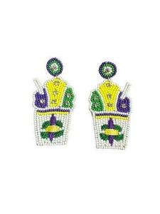 Pendientes colgantes Bordado Cuentas de vidrio Estilo moderno Calidad Premium Hecho a mano Diseño clásico Drop by glowin fashion - Product Image 5