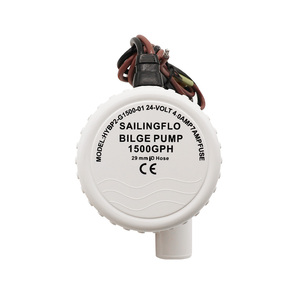 SAILINGFLO 24V DC 1500GPH <span class=keywords><strong>Bomba</strong></span> de <span class=keywords><strong>agua</strong></span> de sentina de barco sumergible Fácil de instalar <span class=keywords><strong>Bomba</strong></span> de sentina silenciosa para piscinas - Product Image 2