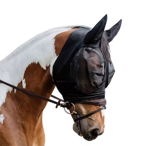 ผ้าคลุมหน้าม้าคุณภาพสูง ปี 2026 ป้องกันแมลงวัน ระบายอากาศได้ดี รับทำโลโก้ส่วนตัว สำหรับผ้าคลุมหน้าม้า โดย Alexandria Industries - Product Image 1