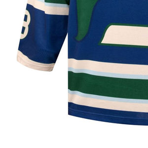 Uniforme de Hockey sobre Hielo Blanco Transpirable Personalizado 2025, Servicio OEM, Conjunto con Nombre y Número del Equipo Bordados, Jersey en Blanco 100% Poliéster - Product Image 3