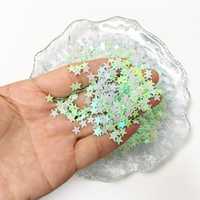Étoiles en PVC scintillantes de 5 mm en vrac, colorées, pour fêtes, confettis, décorations de vacances, artisanat fait main, résistantes à l'abrasion et à la chaleur