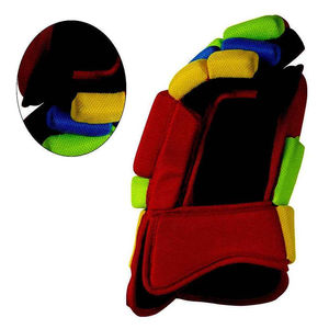 Gants de hockey sur glace, construction flexible du pouce, rembourrage en mousse haute densité, équipement de protection durable et confortable pour la sécurité - Product Image 4