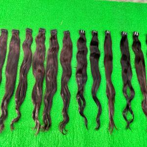 MachineWeft-Extensions de cheveux humains vierges brésiliens Remy ondulés pour femmes, extensions de cheveux ondulés pour filles - Product Image 5