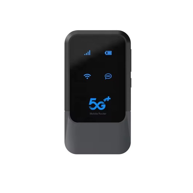 Qitai OEM 5G ESIM Router 4000mAh Battery USB Type C LCD LED Portable Mobile WiFi Hotspot AX900 Cheap 5G Pocket WiFi Modem