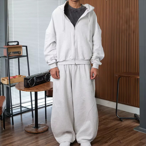 Conjunto Deportivo Personalizado para Hombre, 100% Algodón Grueso, Transpirable, con Capucha, Bordado, Diseño Sólido, Ropa Urbana para Digital - Product Image 4