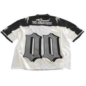 Fabrication OEM à chaud, maillots de football, rugby et football américain unisexes, t-shirts courts sublimés imprimés sur mesure, taille plus, 100% - Product Image 3