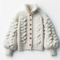 Veste bomber unisexe exceptionnelle en laine mérinos avec col montant pour l'hiver en plein air, pour enfants - Chaleur et style vintage