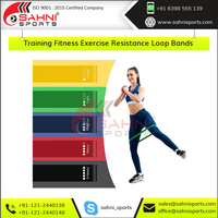 Bandes de résistance d'entraînement de fitness en latex naturel à 100 %, très résistantes, modèle Sahni Sports STE-TH23, fournisseur indien