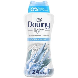 Downy Light Laundry Scent Booster Beads sin perfumes pesados, Ocean Mist Scent, 24 oz - Product Image 1