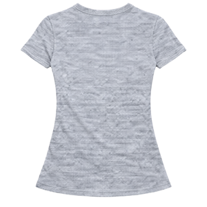 Camiseta Heather Grey 08 Soror, camiseta griega para mujer, camiseta rosa y verde, ropa informal y elegante para uso diario - Product Image 4