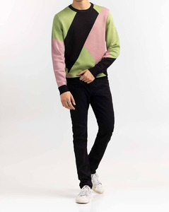 Nouvel arrivage Pull de couleur unie Pull col rond pour homme à manches longues Décontracté Hiver Cachemire Anti-rétrécissement Offre Spéciale Facile à porter - Product Image 4