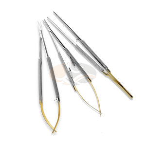 Ensemble de micro-pinceaux et de ciseaux, instruments chirurgicaux orthopédiques polyvalents, acier inoxydable résistant à la corrosion, haute précision, manuel - Product Image 1