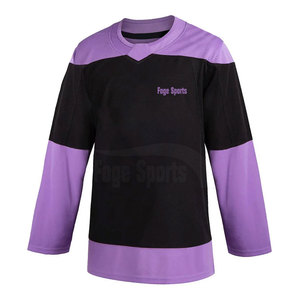 Maillot de hockey sur glace pour homme de conception professionnelle - Couleurs personnalisables Logo 100% polyester Séchage rapide Respirant Vêtements de sport Nouvelle arrivée - Product Image 2
