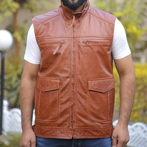 Chaqueta de cuero para hombre de diseño superior 100% de alta calidad con forro edredón de manga completa a un precio razonable diseño personalizado disponible - Product Image 1