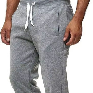 300 GSM polaire jambe droite survêtement pantalons de survêtement polaire survêtement pantalon bonne qualité empilé pantalons de survêtement hommes - Product Image 1