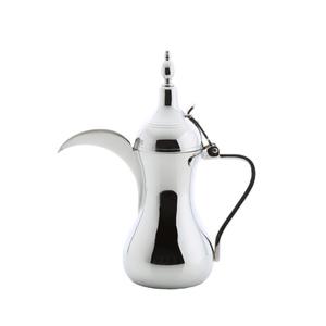 Théière fantaisie en métal de conception créative de forme arrondie faite à la main en gros arabe Dallah cafetière fantaisie en métal de taille personnalisée - Product Image 2