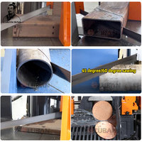 Scie à ruban horizontale rotative en métal avec garantie de 3 ans GB4230X Scie à ruban semi-automatique