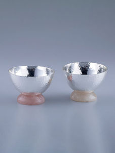 Bol de service impressionnant ustensiles de cuisine maison hôtel Restaurant Fruits secs Dates bols de service couleur argent bol de service en aluminium et en résine - Product Image 3