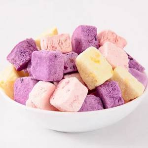 Cubes de yaourt lyophilisé en gros avec saveurs de fruits, blocs de yaourt croquants, emballage en vrac, qualité d'exportation - Mme Tarina - Product Image 1