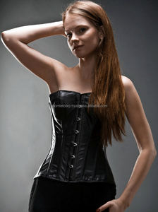 Corsets en cuir pour femmes d'hiver solides Vintage personnalisé coupe-vent grande taille short respirant avec princesse dentelle Sexy nouveau Style ensembles - Product Image 4