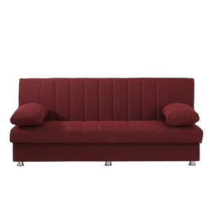 ChicRetreat Sofá cama de piel sintética Sofá con mechones para sala de estar pequeña Oficina Dormitorio, muebles de sala de estar Muebles turcos - Product Image 1