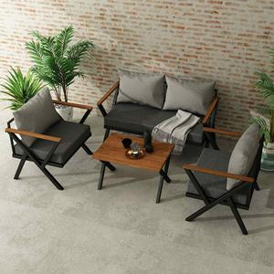 Set da giardino bouganvillea 2 + 1 + 1 + tavolino CPT5530-130