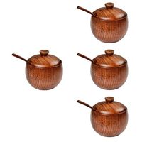 Boîte à épices traditionnelle en bois indien pour masalas Produit tendance provenant d'un fabricant indien