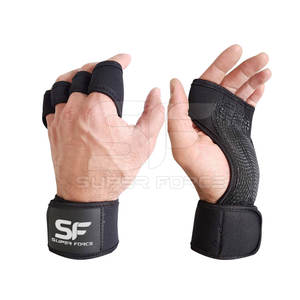 Gants d'haltérophilie durables en néoprène avec support de poignet pour l'entraînement en salle de sport Gants d'haltérophilie respirants en néoprène - Product Image 1
