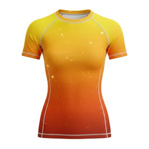 Camiseta de compresión duradera para hombres, mujeres y niños, para MMA, BJJ, Jiu Jitsu, entrenamiento sin gi, personalizada, sublimada, al por mayor, traje de baño. - Product Image 1