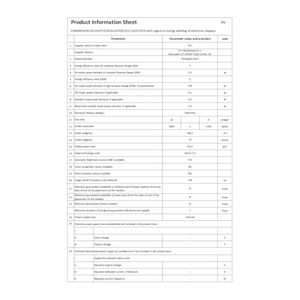 Televisor Inteligente QLED de 55 Pulgadas con HDR, Plataforma Android, Frecuencia de Actualización de 120 Hz, Carcasa Negra - Product Image 1