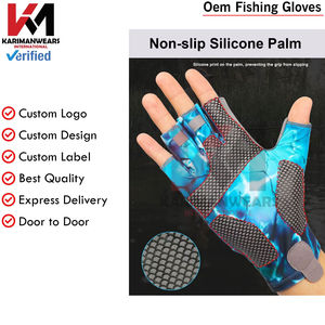 Lightweight <b>Fishing</b> <b>Gloves</b> with Adjustable Wrist Strap Comfortable Design for Long <b>Fishing</b> Sessions - Product Image 4
