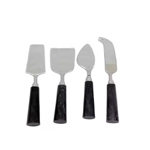 Eco-Friendly Stainless Steel Cheese <b>Silver</b> Blade Resin Handle Cheese Knife Set - Product Image 2