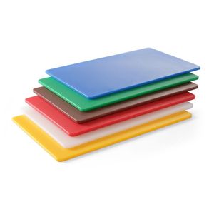 Juego de 6 Tablas de Cortar HENDI HACCP GN 1/1 de 530x325mm en Colores Surtidos para Bloques de Picar - Product Image 1
