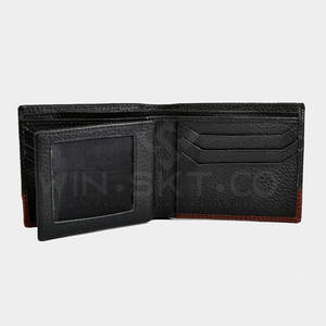 กระเป๋าสตางค์หนังแท้แบบเปิด น้ำหนักเบา เป็นมิตรกับสิ่งแวดล้อม ผลิตในประเทศปากีสถาน - Product Image 4