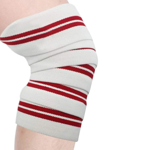 Best Manufacturer's Heavy Duty Custom Made Gym <b>Knee</b> <b>Wraps</b> Comfortable Fit Plain Neoprene Training Logo Customizable Non-Slip - Product Image 2