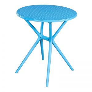 Multicolored Plastic Top 65cm Round Outdoor <b>Table</b> ST3025 General Use Furniture - Product Image 1