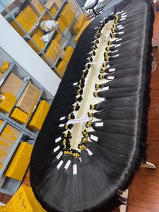 Cheveux vierges Remy vietnamiens birmans non transformés à cuticule droite naturelle alignée crue de vendeurs de cheveux humains - Product Image 6