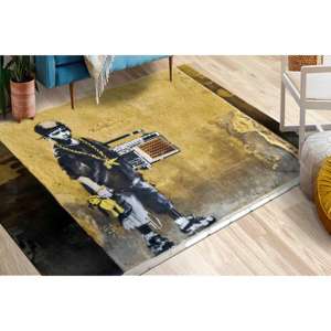 Tapis imprimé en 3D unique, tapis de décoration de bureau, tapis facile à nettoyer, cadeau de pendaison de crémaillère, tapis à poils doux - Product Image 1