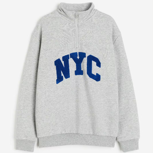 Sweat-shirt demi-fermeture éclair - Product Image 1