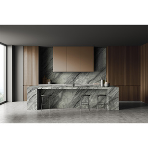 เคาน์เตอร์ครัวและห้องน้ำแบบสั่งทำพิเศษ หินควอตซ์ Calacatta สำหรับโครงการโรงแรม พร้อมบริการตัดสำเร็จรูป - Product Image 1