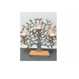 Bougeoir au look élégant, couleur or, décoration de table d'hôtel et de mariage, bougeoir de luxe au design haut de gamme - Product Image 6