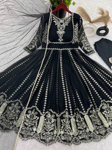 ชุดอนาร์คาลิจอร์เจียสำหรับผู้หญิงชุดปักลาย kurti dupatta อินเดียสำเร็จรูปสำหรับงานแต่งงานฤดูร้อน - Product Image 6