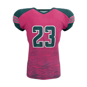 Uniforme de Fútbol Americano Personalizado de Manga Corta, Talla Grande, Alta Calidad, 100% Poliéster, Último Diseño - Product Image 6