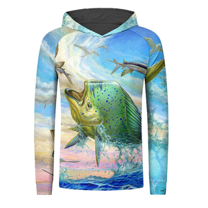 Nouvelle mode personnalisée, vêtements de pêche au poisson par sublimation, t-shirts, maillots de pêche à manches longues pour hommes fabriqués au Pakistan - Product Image 2