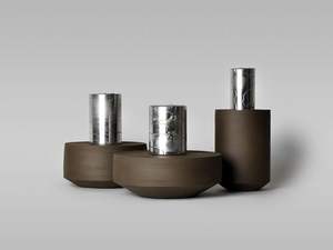 Portavelas geométrico de aluminio con Base de bola de Metal, candelabro decorativo moderno, candelabro artístico elegante para decoración del hogar - Product Image 5