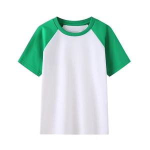 Camiseta para niños Camiseta de manga corta de algodón con cuello redondo de alta calidad para niños Camiseta para niños con logotipo personalizado - Product Image 2