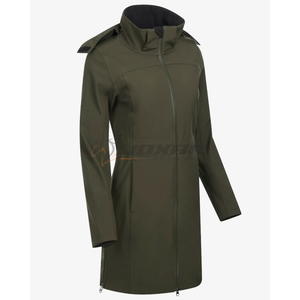 Premium women equestrian horse riding <b>long</b> <b>coat</b> 2025 waterproof breathable stylish training outerwear jacket in low priced - Product Image 1